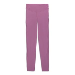 New with  Lululemon base pace HR tight discontinued 25” lilac size 4
